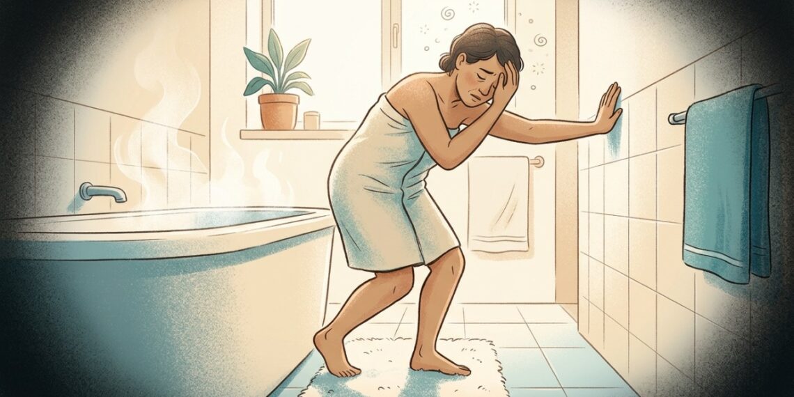 O calor do banho pode dilatar os vasos e favorecer uma queda temporária da pressão.