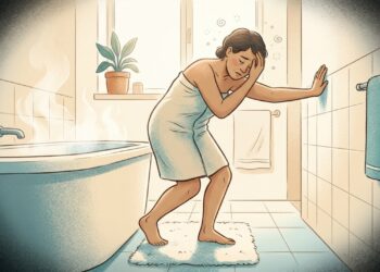 O calor do banho pode dilatar os vasos e favorecer uma queda temporária da pressão.