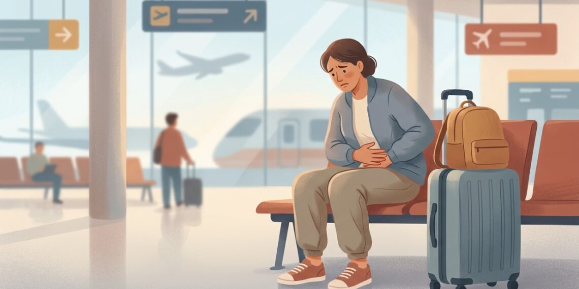 Mudanças de rotina durante viagens podem favorecer prisão de ventre mesmo em quem costuma evacuar normalmente.