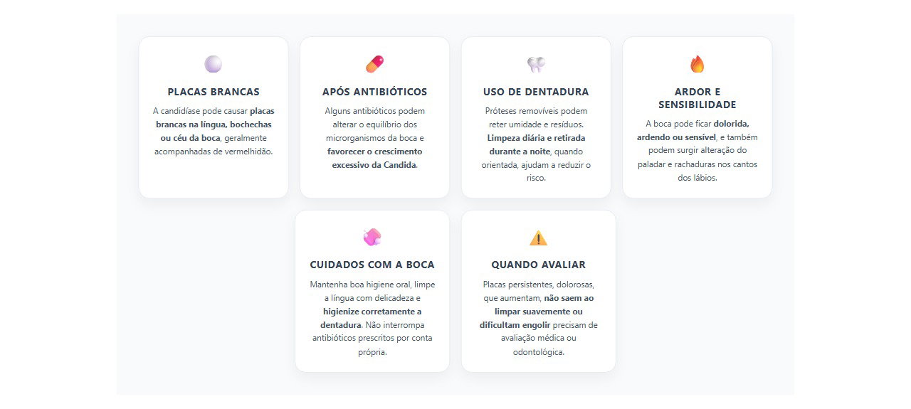 Placas brancas na boca: 6 sinais que podem indicar candidíase oral