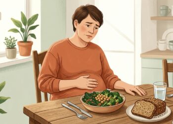 Aumentar as fibras rapidamente pode causar gases e estufamento enquanto o intestino se adapta.