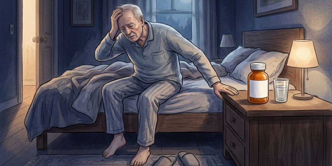 Alguns remédios para dormir podem causar sonolência e desequilíbrio, aumentando o risco de queda.