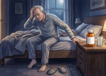 Alguns remédios para dormir podem causar sonolência e desequilíbrio, aumentando o risco de queda.