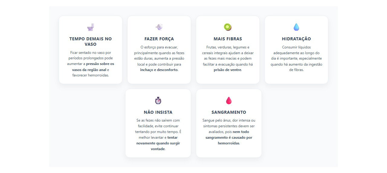 Hábitos no banheiro que podem favorecer hemorroidas