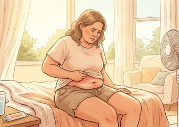 Calor, suor e atrito podem favorecer assaduras e irritação nas dobras da pele.