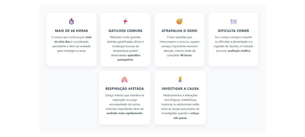 Soluço por mais de 48 horas: quando é hora de investigar