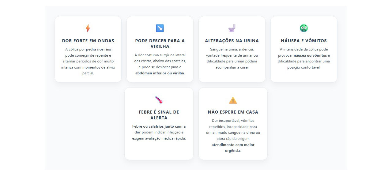 Dor nas costas que desce para a virilha: sinais de pedra nos rins