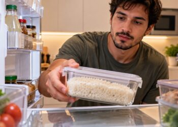 O risco do arroz requentado depende principalmente de como ele foi armazenado após o preparo.