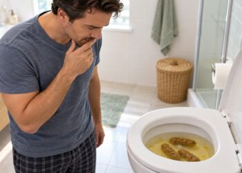 Fezes que boiam e ficam oleosas de forma persistente podem indicar dificuldade para absorver gorduras.