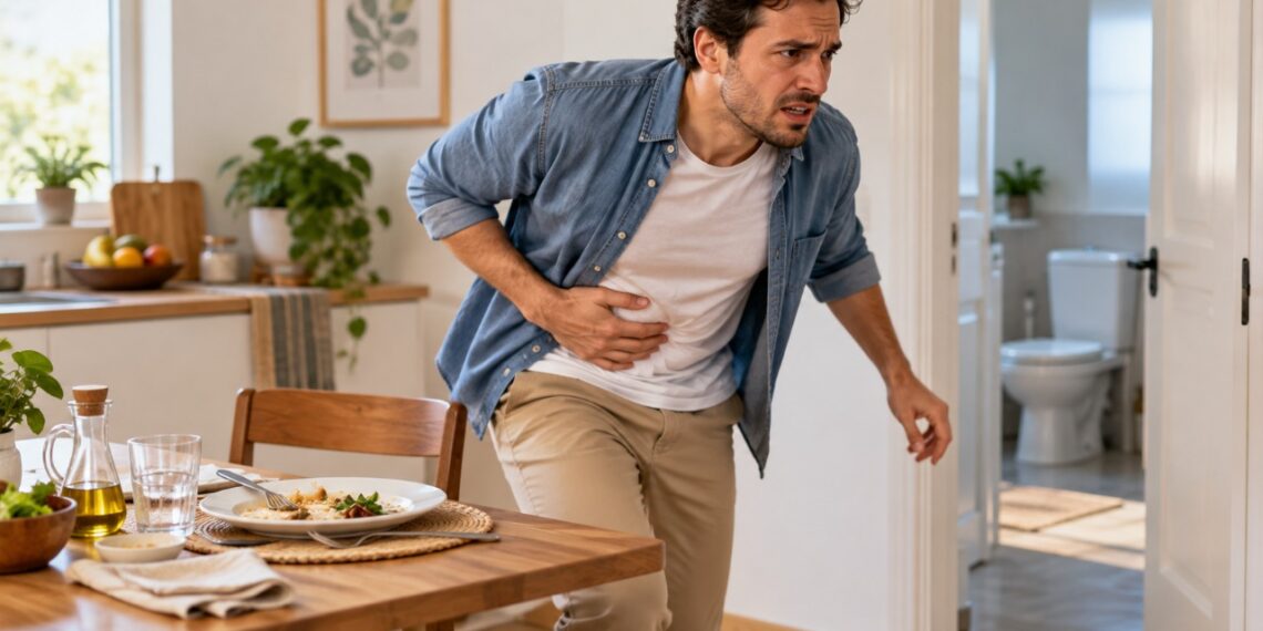 A vontade de evacuar logo após comer pode acontecer por uma resposta normal do intestino.
