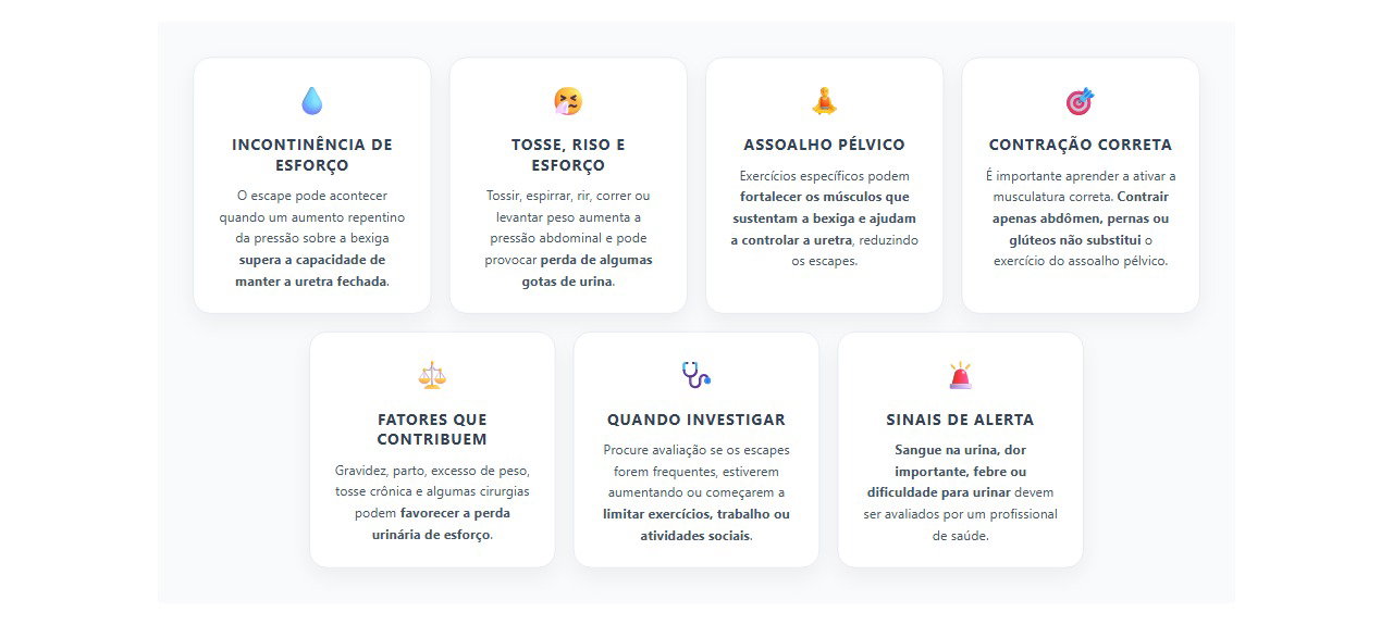 Escape de urina ao tossir ou rir: por que acontece e o que pode ajudar