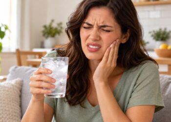 A sensibilidade dentária pode causar uma fisgada rápida ao consumir alimentos frios, quentes ou doces.