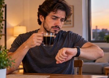 O café consumido no fim da tarde pode atrapalhar o sono em pessoas mais sensíveis à cafeína.