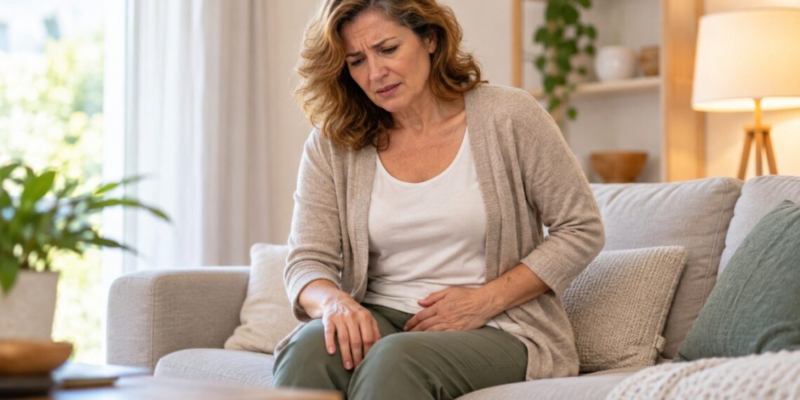 Secura, ardor e irritação vaginal podem aparecer na menopausa por causa da queda do estrogênio.