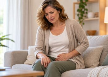 Secura, ardor e irritação vaginal podem aparecer na menopausa por causa da queda do estrogênio.