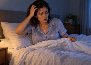 Suor noturno que encharca roupas e lençóis em um ambiente fresco merece atenção.