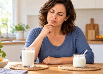 Algumas pessoas com intolerância à lactose toleram melhor o iogurte do que o leite.