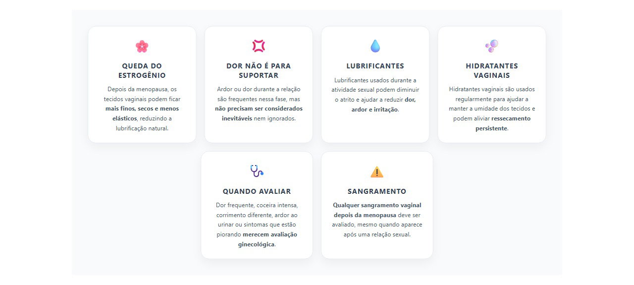 Secura vaginal após a menopausa: o que pode aliviar e quando procurar ajuda