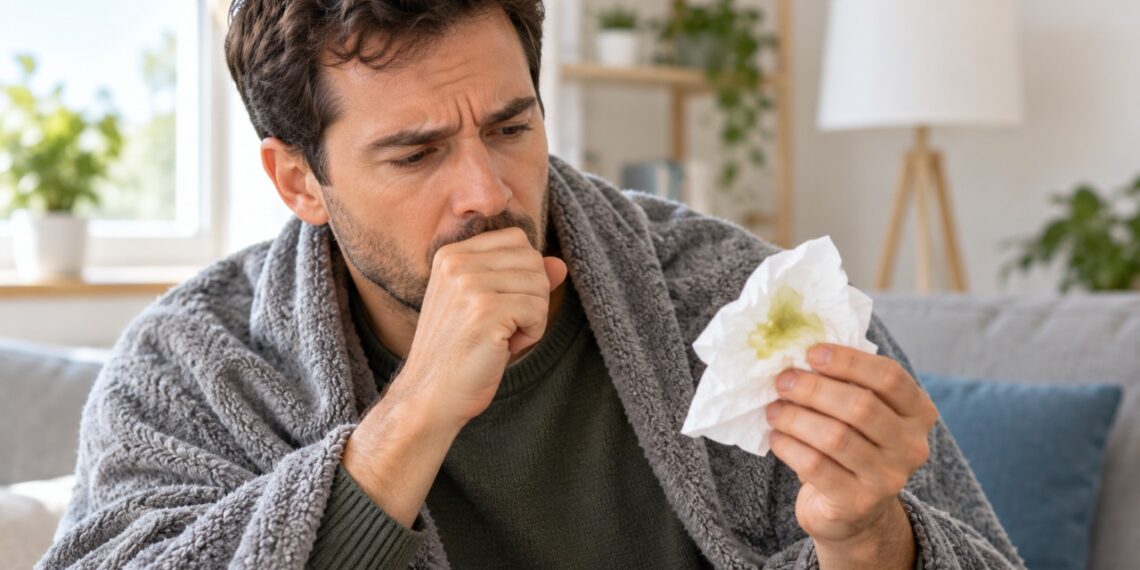 Catarro verde ou amarelo não significa, sozinho, que seja necessário usar antibiótico.