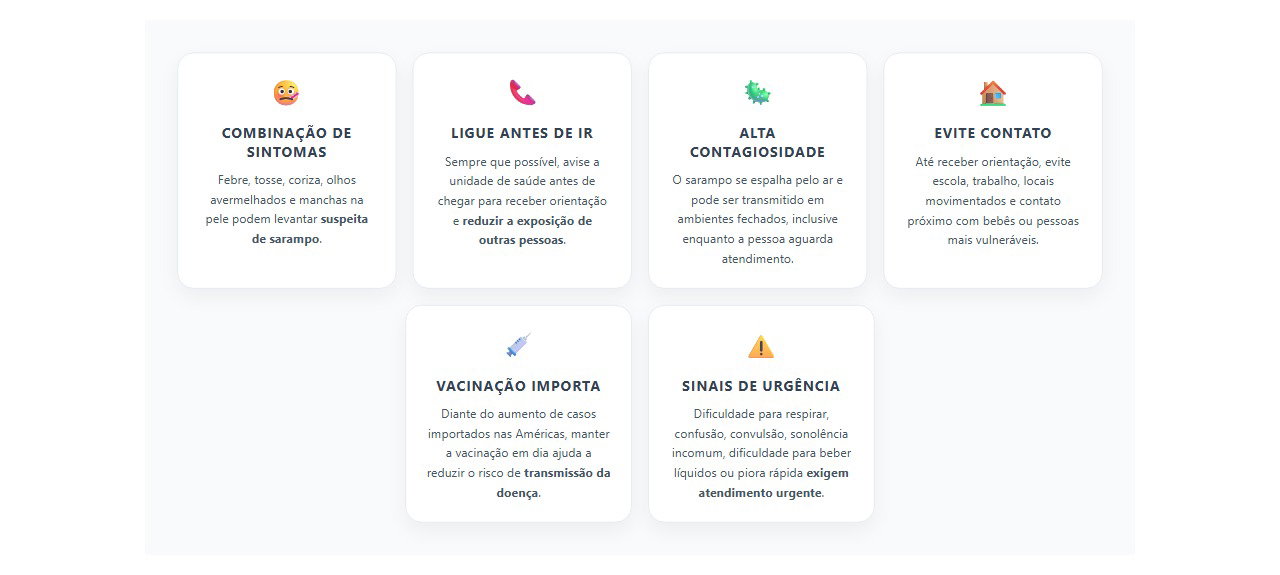 Febre, tosse e manchas vermelhas: sinais que pedem atenção para sarampo