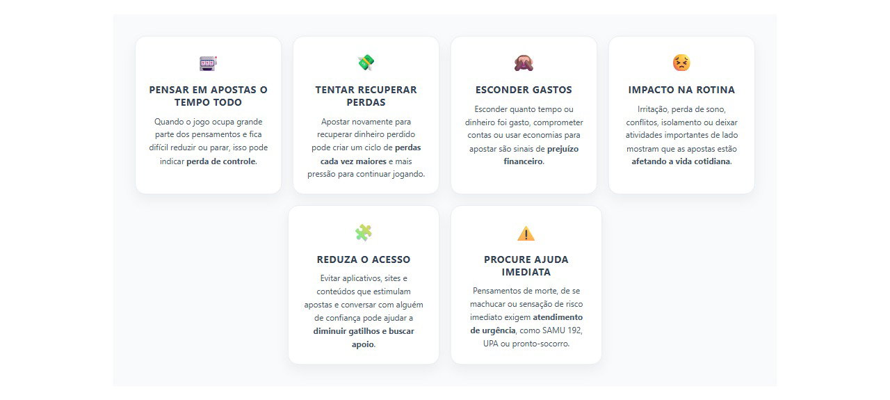 Apostas passaram do limite? Sinais de que é hora de buscar ajuda