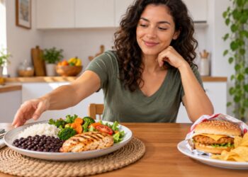 Arroz, feijão e outros alimentos minimamente processados formam uma base mais equilibrada para as refeições do dia a dia.