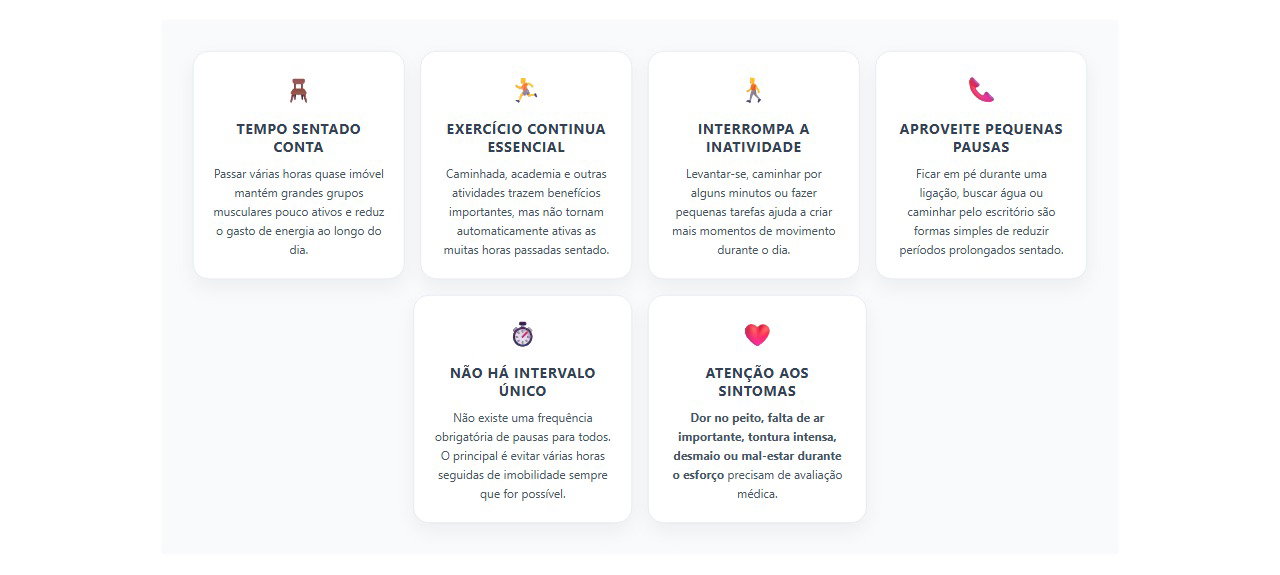 Ficar sentado por horas: 6 cuidados para proteger o coração