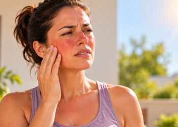 Vermelhidão e ardor recorrentes no rosto podem estar relacionados à rosácea e a gatilhos como calor e sol.