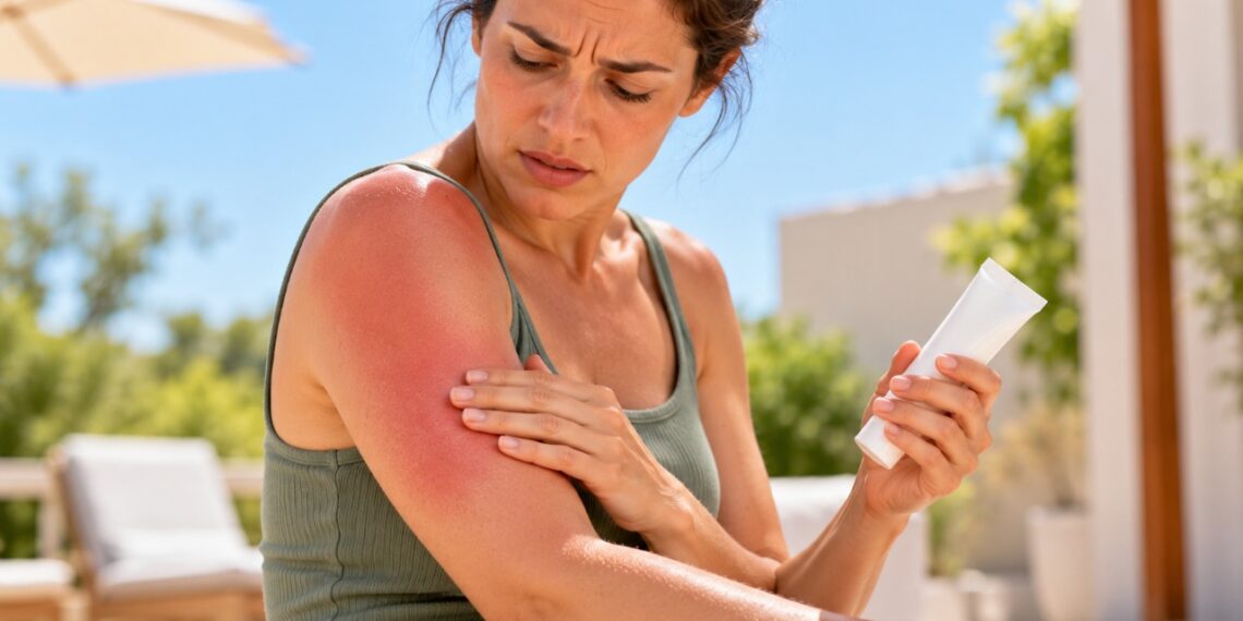 Sensibilidade ao sol que começa após um medicamento pode estar relacionada à fotossensibilidade.