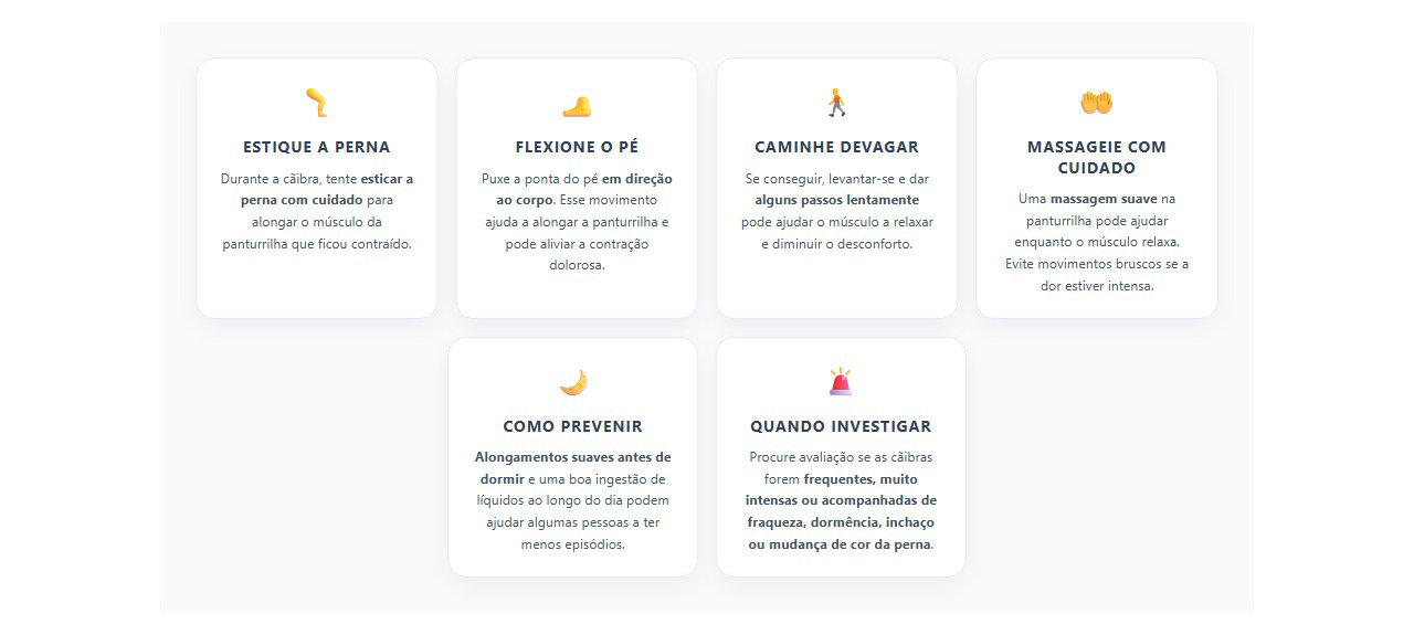 O que fazer quando a cãibra ataca à noite