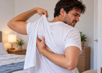 Dor ao vestir a roupa ou levar a mão às costas pode indicar irritação de estruturas do ombro.