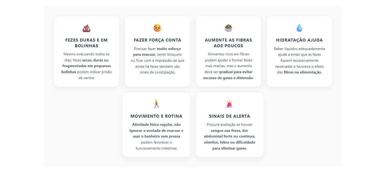 Fezes em bolinhas: sinais de que pode ser prisão de ventre