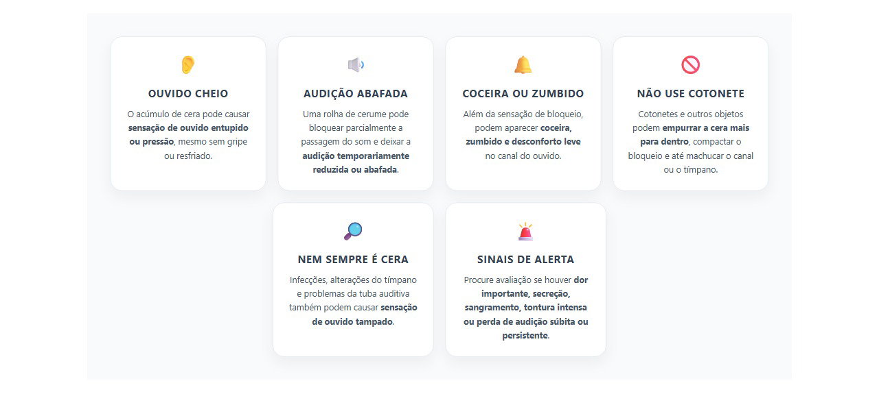 Ouvido tampado: quando o excesso de cera pode ser a causa