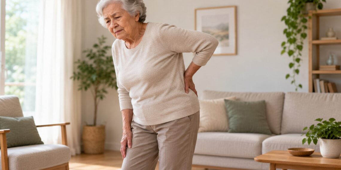 A osteoporose pode enfraquecer os ossos por muito tempo sem causar dor ou outros sintomas evidentes.