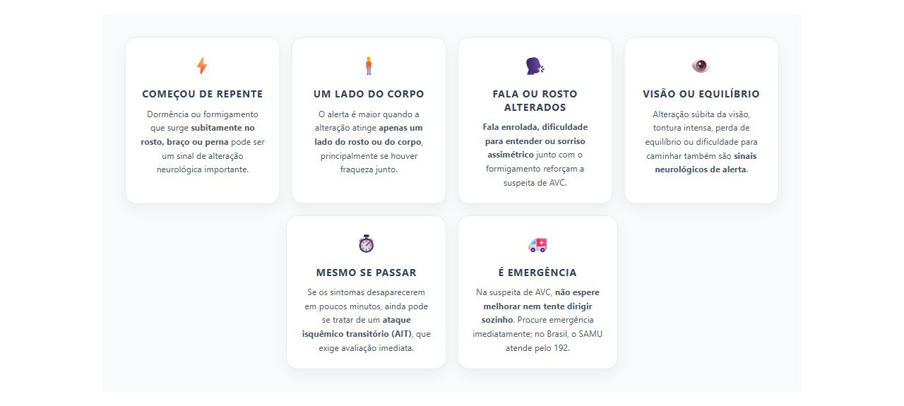 Formigamento de um lado do corpo: sinais de alerta para AVC