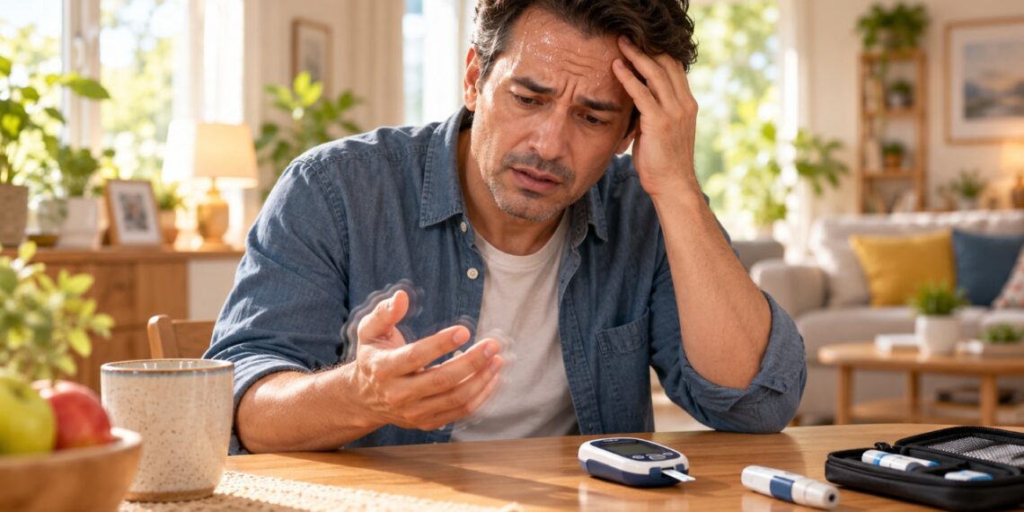 Tremor, suor frio e fome repentina podem indicar glicose baixa e merecem atenção.