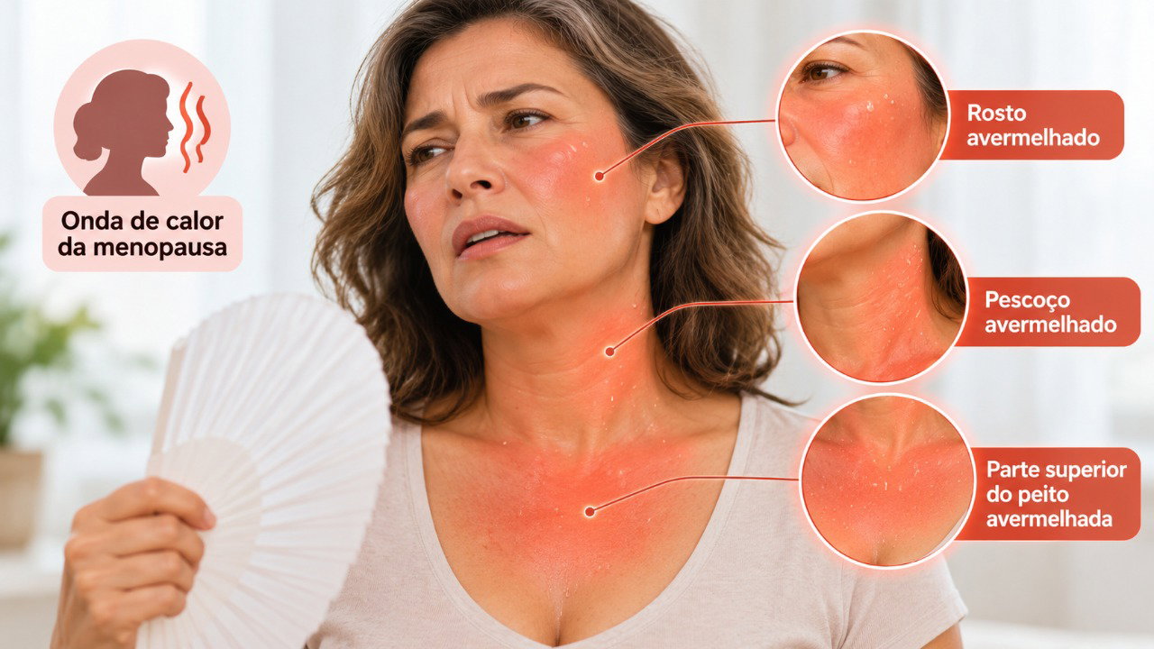 As oscilações hormonais da menopausa podem provocar ondas de calor e transpiração intensa durante o sono.