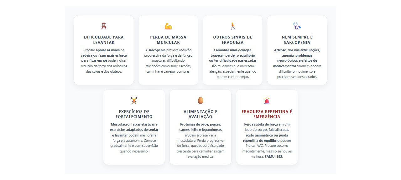 Dificuldade para levantar da cadeira: 7 sinais de perda de força e como recuperar a mobilidade