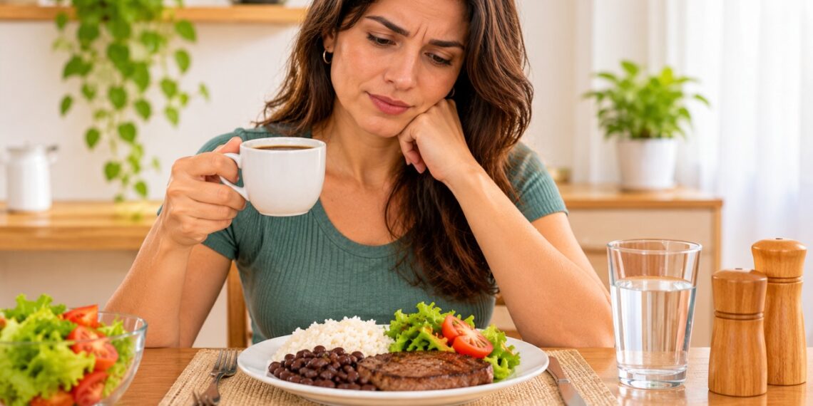 Tomar café junto das refeições pode diminuir a absorção do ferro, especialmente o de origem vegetal.