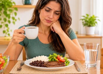 Tomar café junto das refeições pode diminuir a absorção do ferro, especialmente o de origem vegetal.