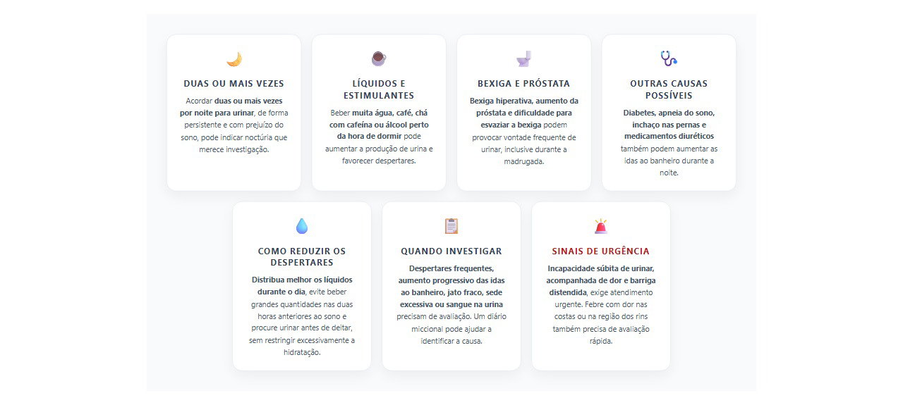 Acordar para urinar à noite: 7 causas, cuidados e sinais de alerta