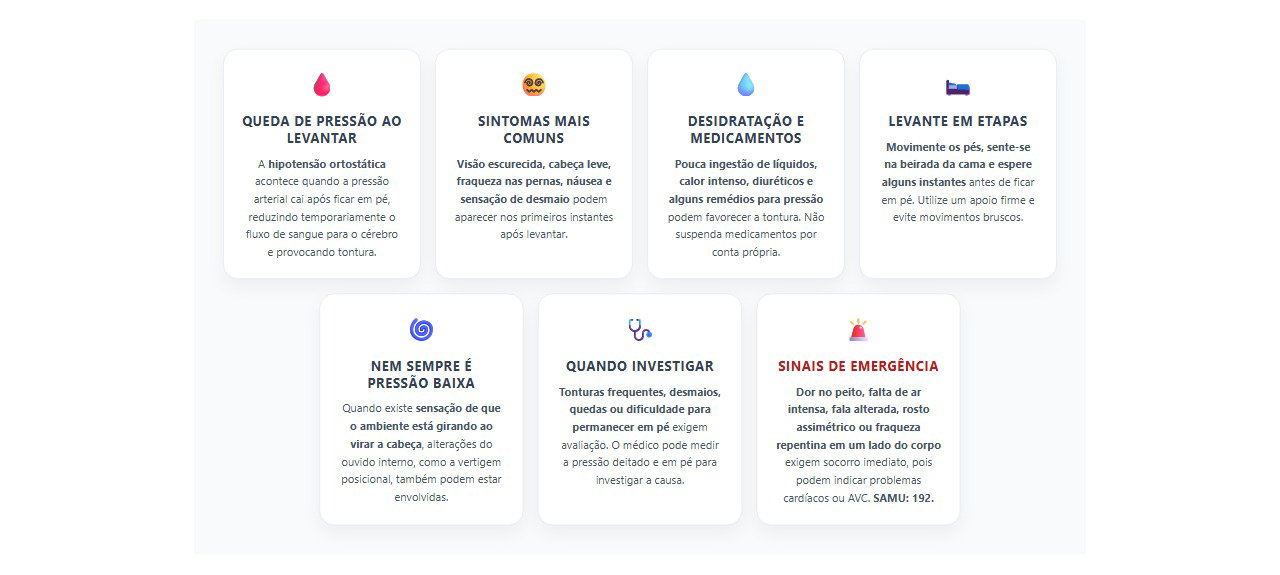 Tontura ao levantar da cama: 7 causas, cuidados e sinais de alerta da pressão baixa