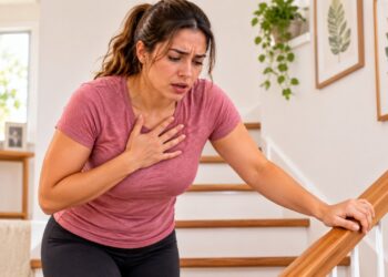 A falta de ar ao subir escadas pode estar relacionada ao condicionamento físico, mas também indicar problemas cardíacos ou pulmonares.