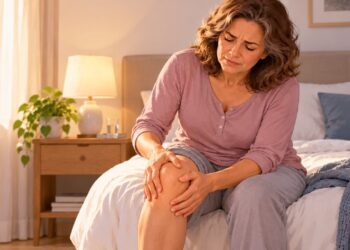 As mudanças hormonais da menopausa podem contribuir para dores e rigidez nas articulações, especialmente após períodos de repouso.