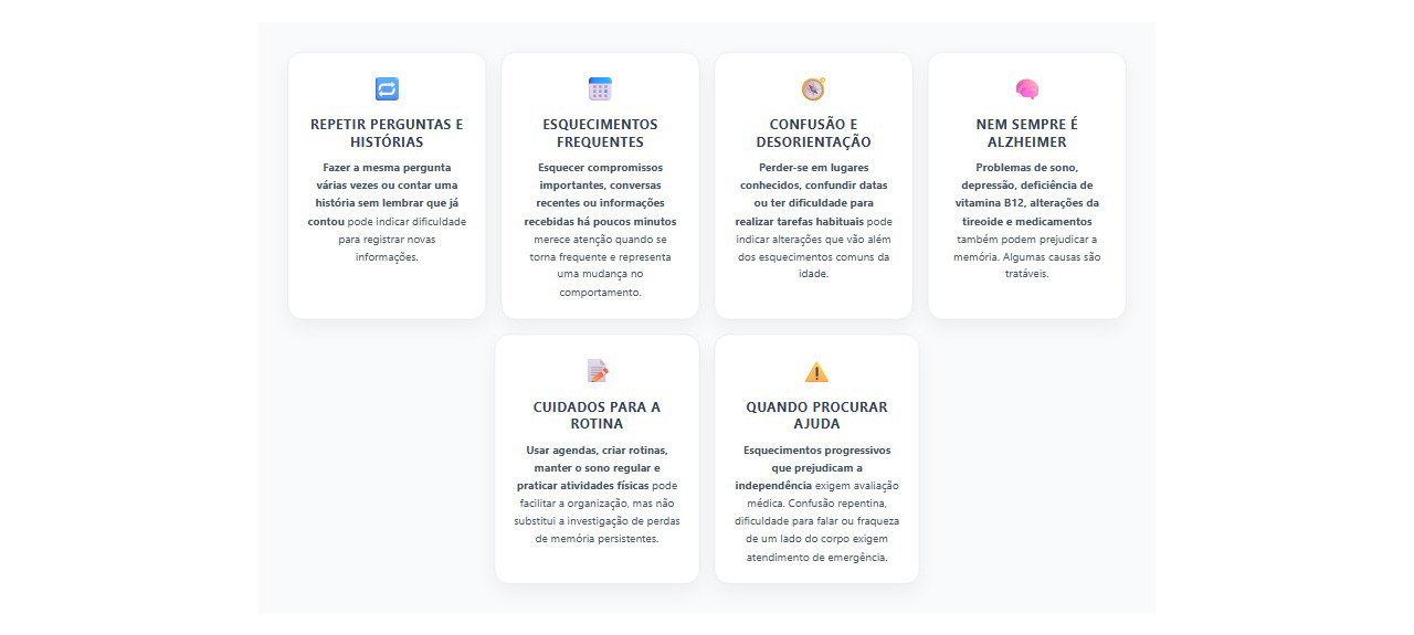 Esquecimento frequente: 6 sinais de que a memória precisa de atenção
