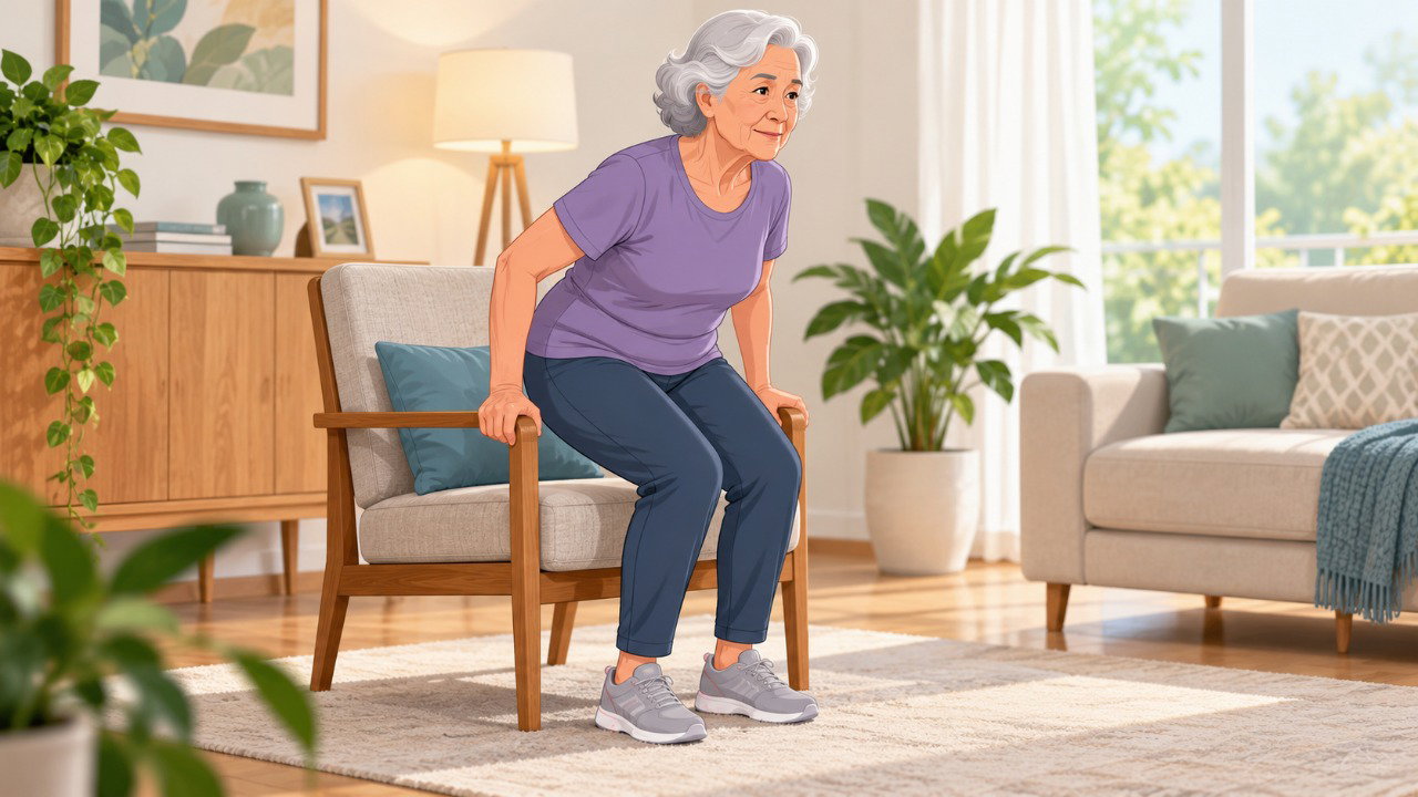 Exercícios para fortalecer as pernas e melhorar a estabilidade podem ajudar a reduzir o risco de quedas em adultos mais velhos.