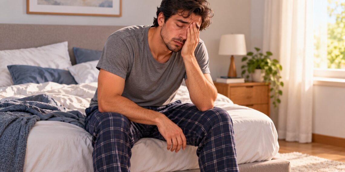 Acordar cansado mesmo depois de dormir várias horas pode ser um sinal de apneia do sono, especialmente quando existe ronco frequente.