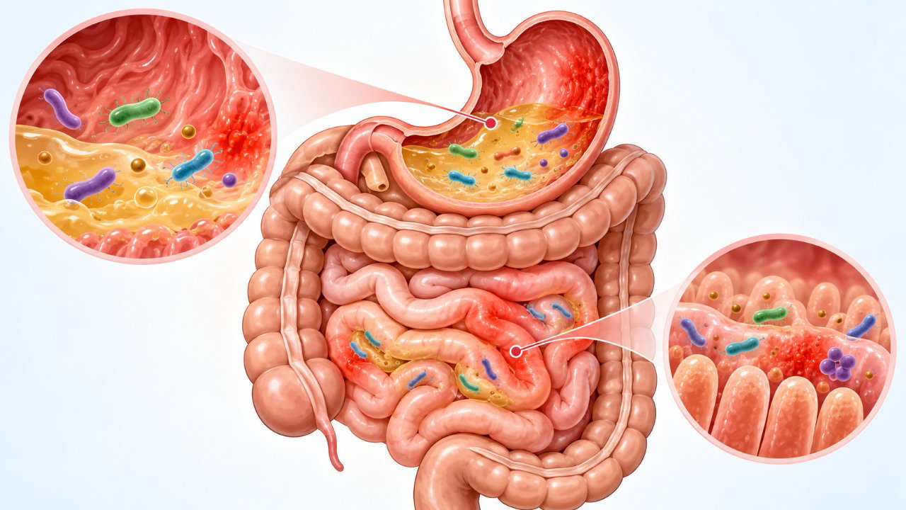 Alimentos contaminados por microrganismos ou toxinas podem provocar náuseas, vômitos, diarreia e desconforto abdominal.