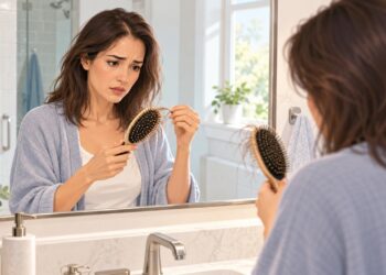 O aumento da queda de cabelo pode estar relacionado a alterações hormonais, deficiências nutricionais e outras condições de saúde.