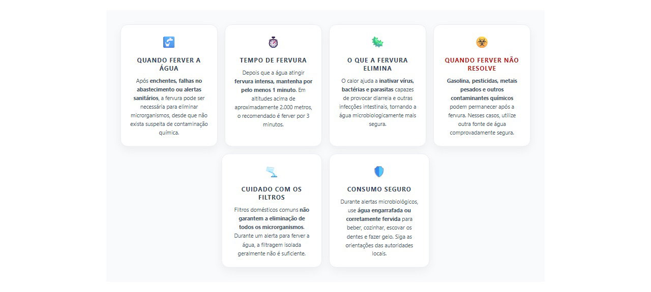 Água para beber: 6 cuidados essenciais e quando ferver não é suficiente